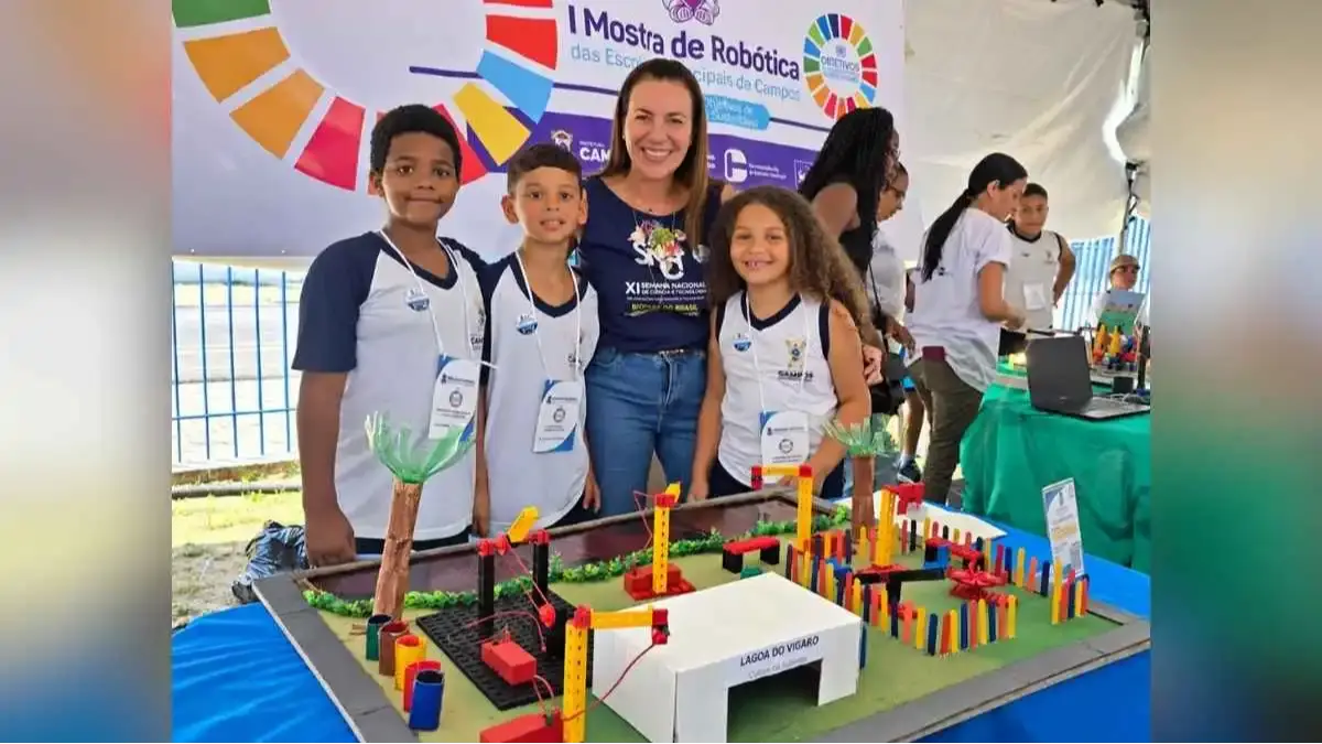 Robótica em foco: mostra gratuita reúne projetos de 41 escolas municipais em Campos