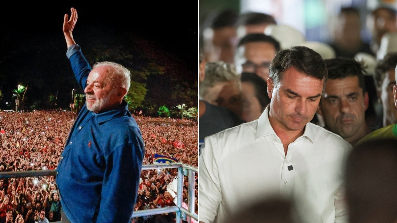 Petista soma quase 80 mil votos a mais na região entre os turnos, e Flávio Bolsonaro cresce só 2%