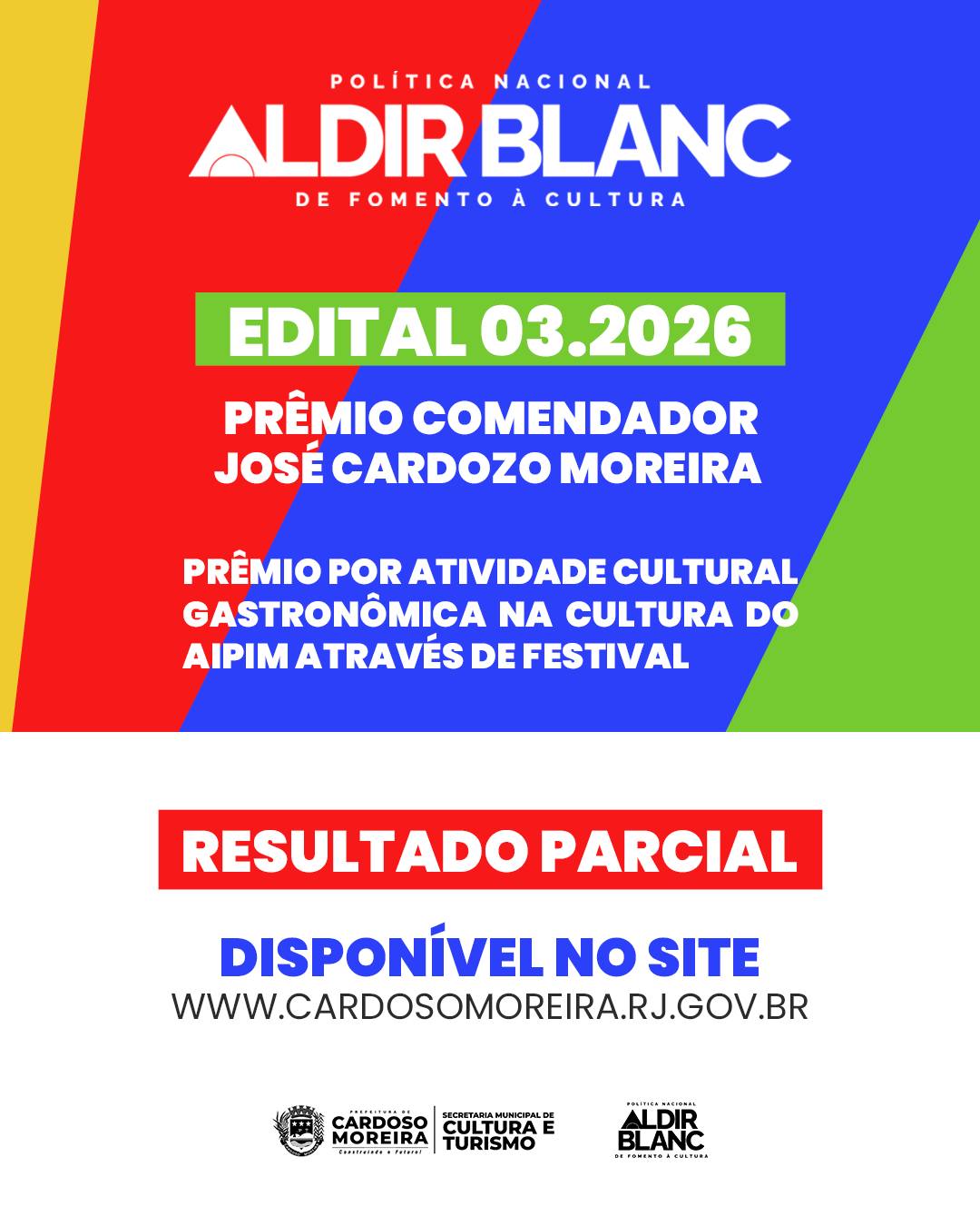 Festival do aipim em Cardoso Moreira: prefeitura publica lista preliminar de premiados