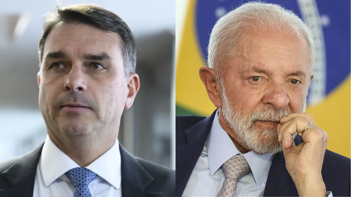 Flávio e Lula se encontram em debate na Globo, no Rio, na última sexta antes da votação