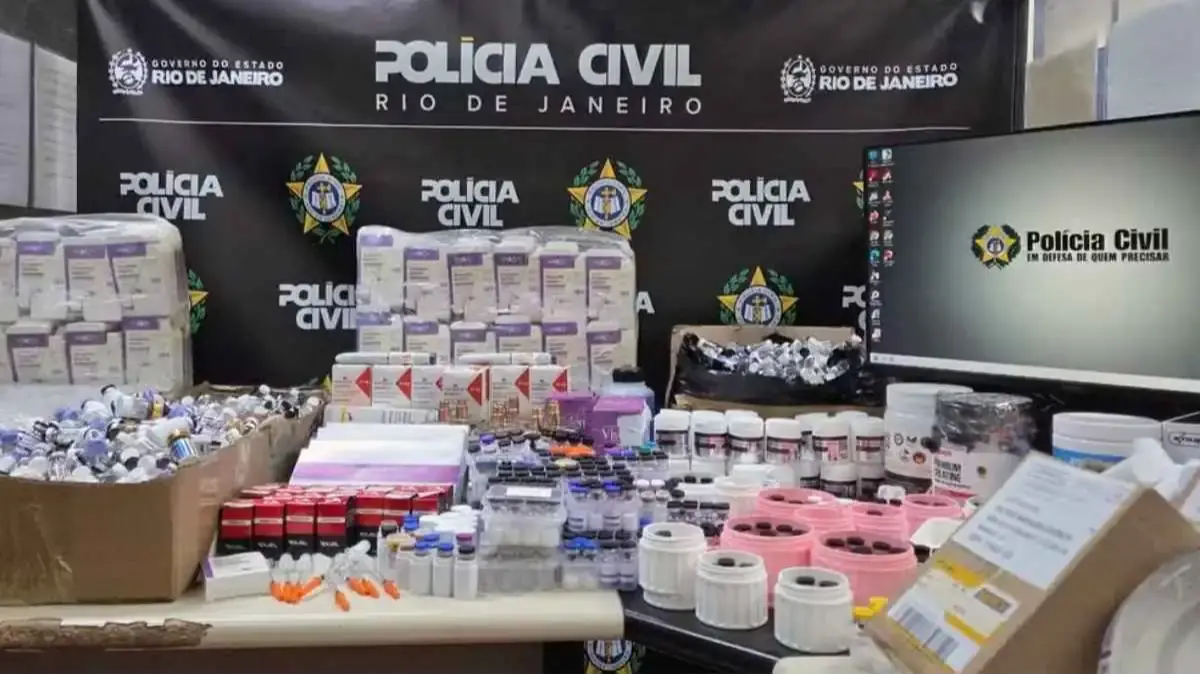 Estoque de canetas emagrecedoras avaliado em R$ 2 milhões é apreendido no Recreio, no Rio