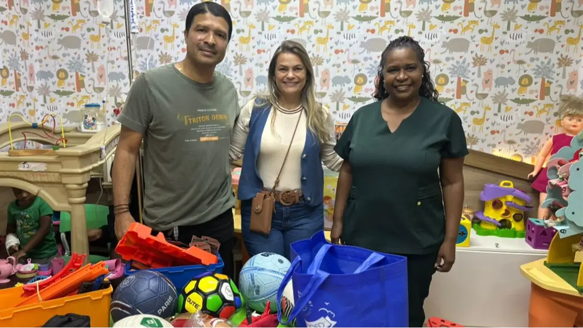 Brinquedos doados dão novo ânimo à brinquedoteca do Hospital Ferreira Machado