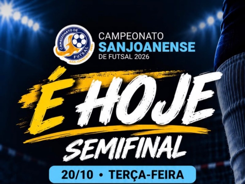 Ginásio Arlindo Aquino recebe duelos decisivos das semifinais do Sanjoanense de Futsal nesta terça