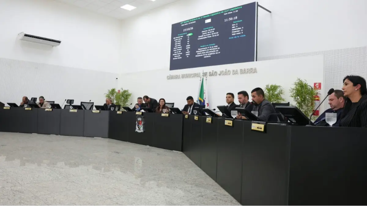 Vereadores sanjoanenses pedem benefício a agentes, alívio fiscal e câmeras em praças do interior