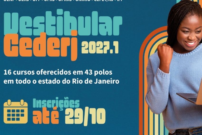 Quem quer cursar faculdade gratuita em São Francisco tem até quinta para se inscrever no CEDERJ