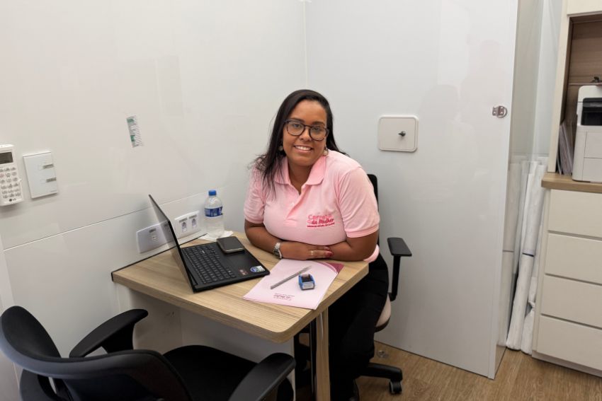Mulheres de São Francisco ganham caminho até o consultório com exames na hora na Carreta