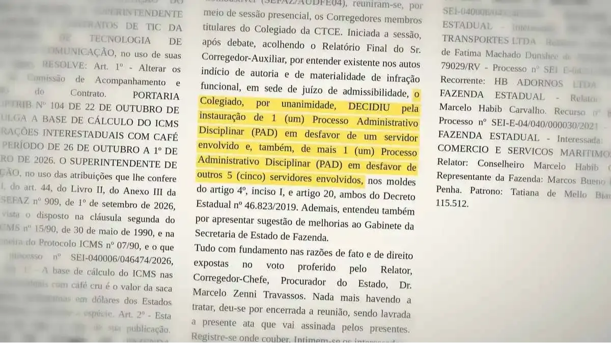 Após correição, órgão fluminense autoriza dois PADs com alvo em seis auditores da área de combustíveis