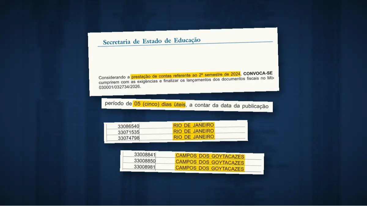 Governo do Estado cobra prestação de contas de 149 escolas; capital tem 38 e Campos, 17
