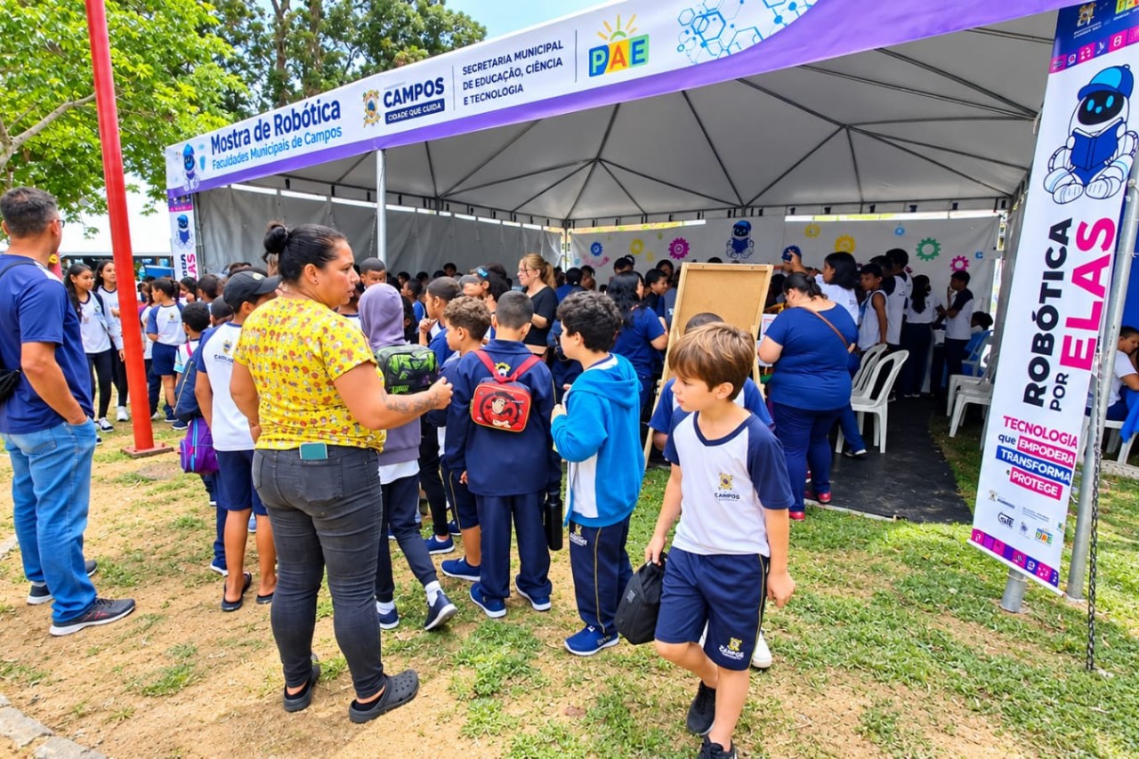 Robótica nas escolas municipais de Campos ganha protagonismo feminino com inventoras de destaque