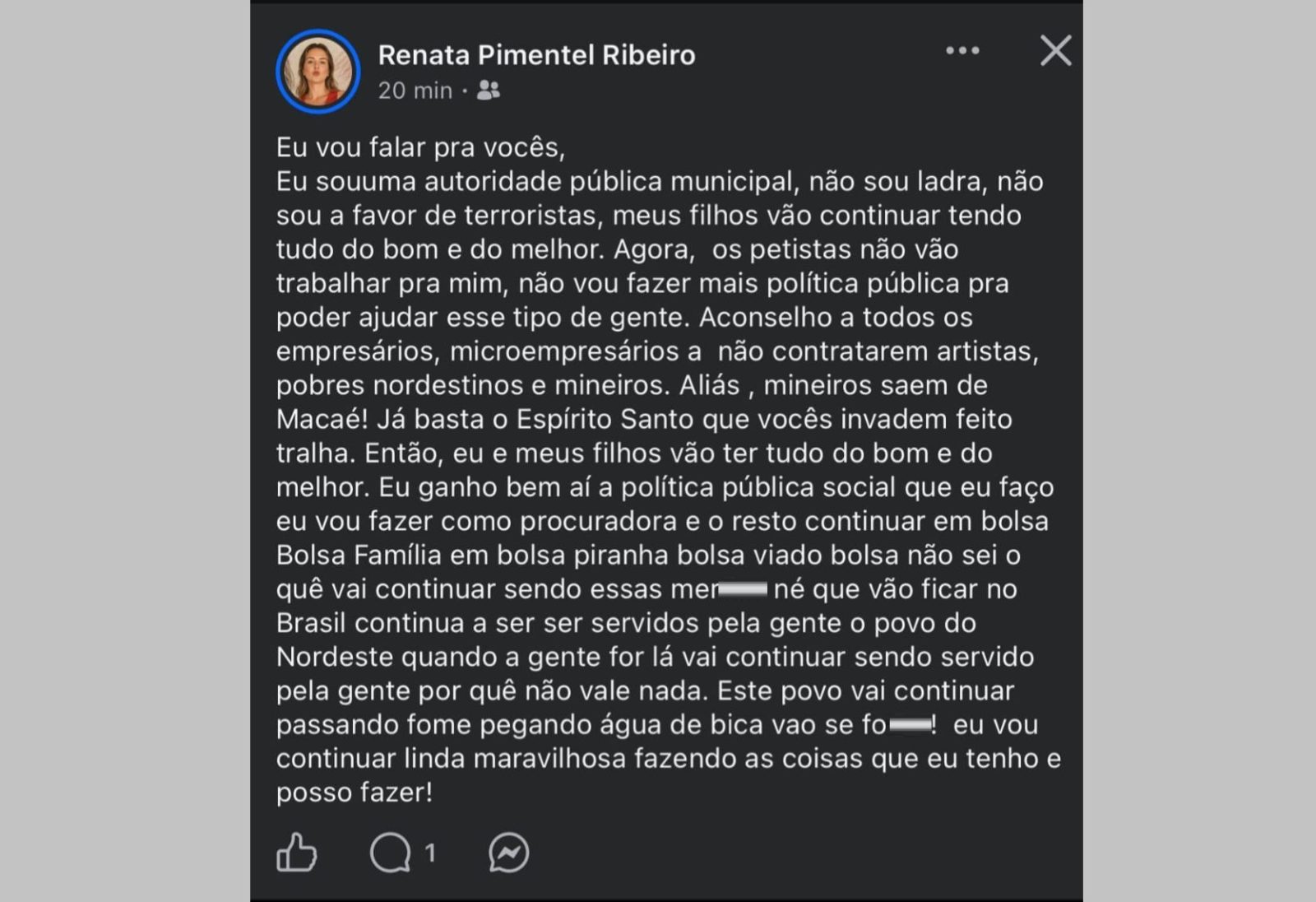 Servidora da Procuradoria macaense se vê alvo de inquérito após publicação com ataques a grupos inteiros
