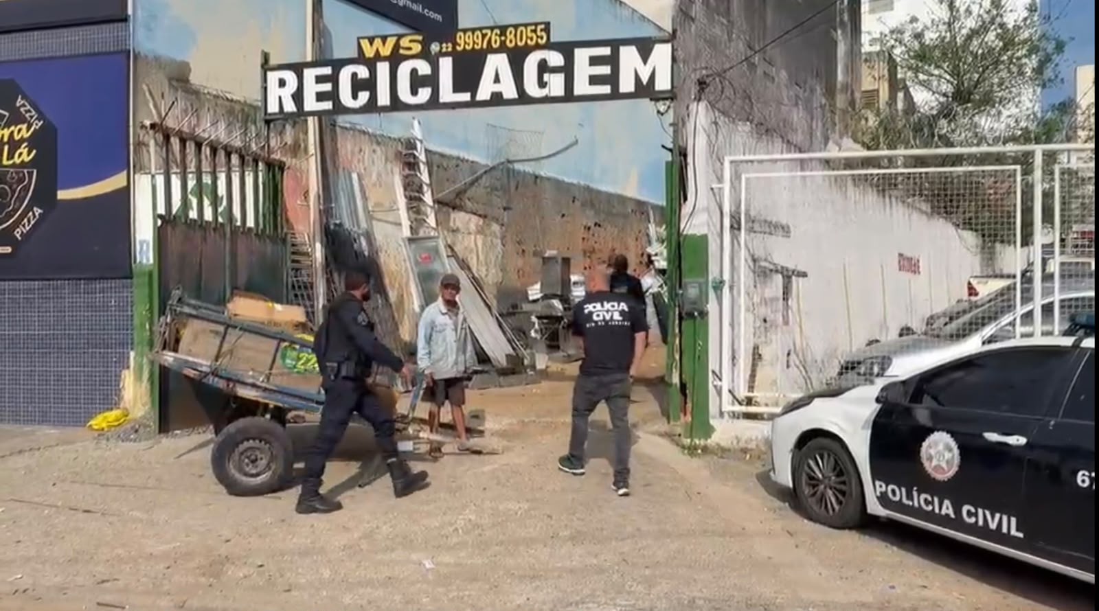 Fiscalização flagra depósitos e bar em vistoria contra venda ilegal de metais no Centro campista