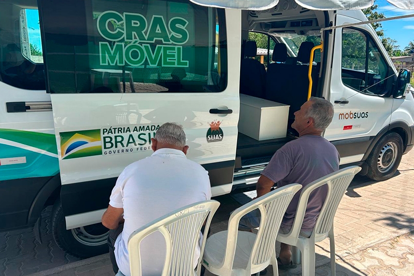 Moradores de Santa Clara, Valão Seco, Amontado e Gargaú ganham atendimento do CRAS Móvel